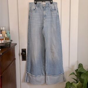 ZARA wide leg jeans